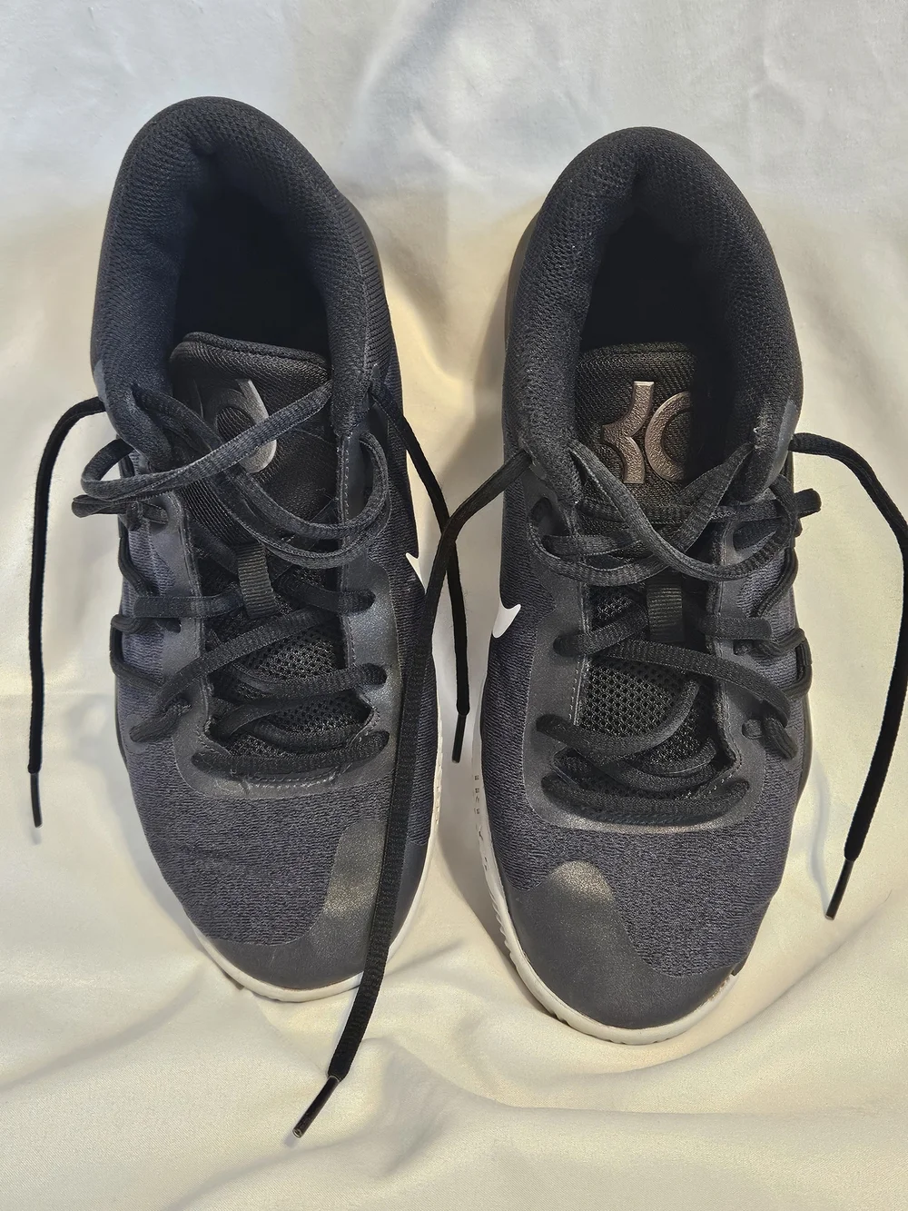 NIKE- Boys KD TREY Black Basketball Sneakers SZ 6.5Y